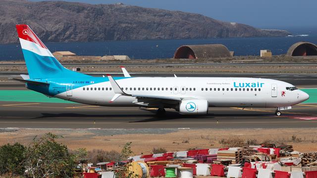 LX-LGU:Boeing 737-800:Luxair
